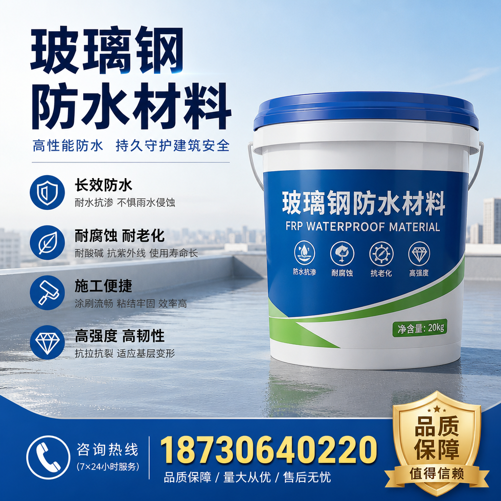 专家解析:玻璃钢防水材料的市场前景分析在 深圳